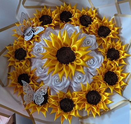 Ramo de Girasoles y Rosas